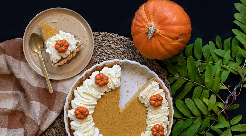 Syksyinen Pumpkin Pie
